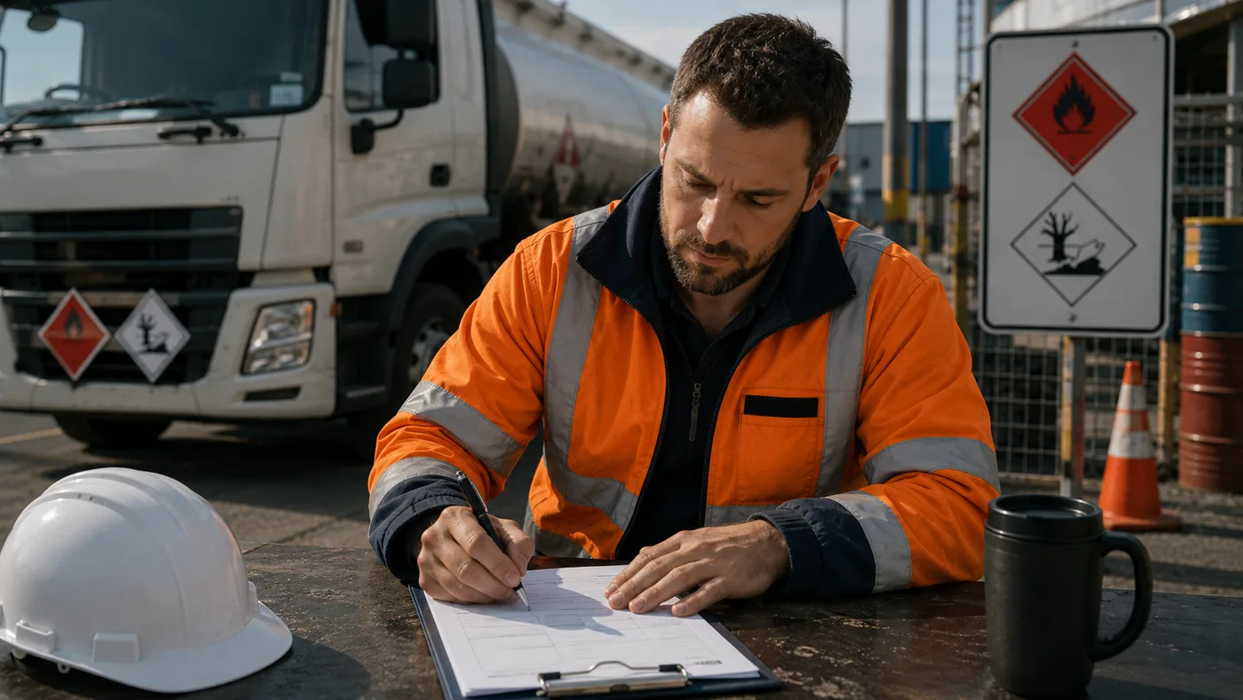 Dangerous goods endorsement preparation